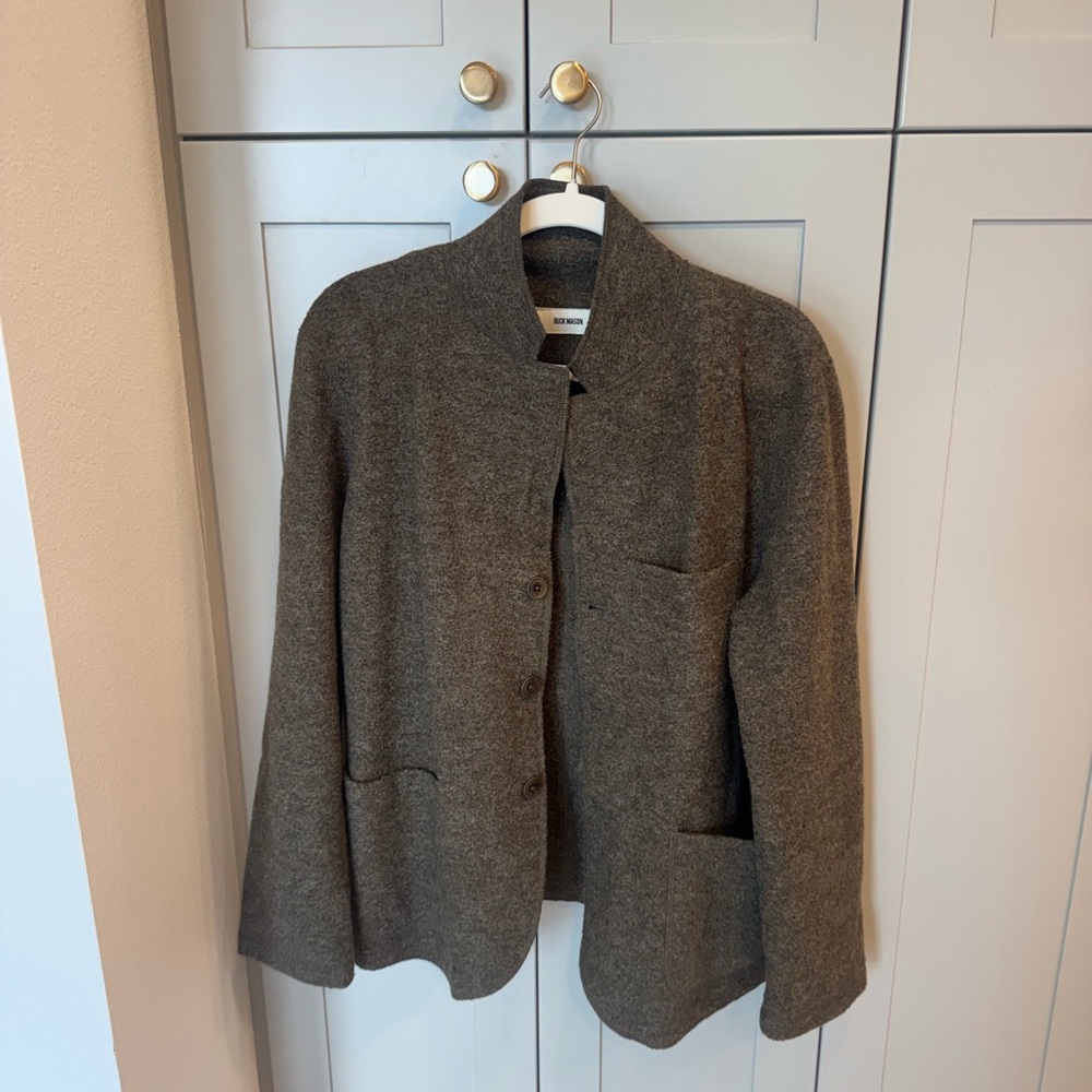 Buck Mason Womens Felted Wool Chore Coat
